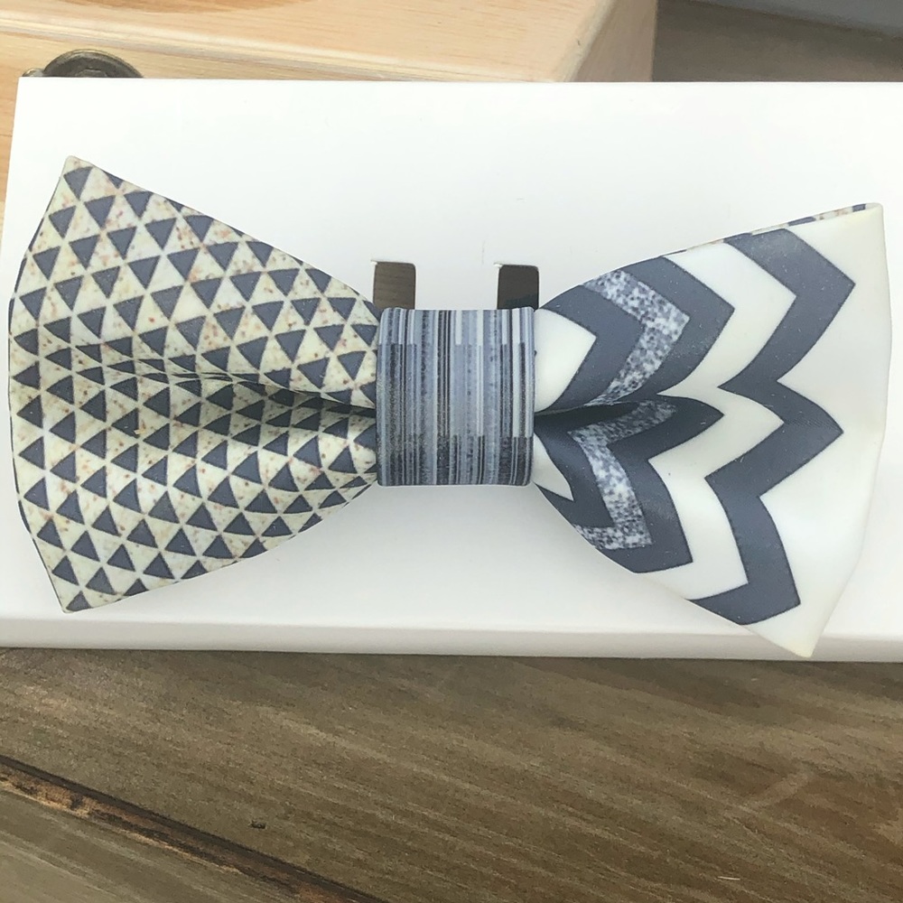 NEW Novelty Adjustable Bow Tie by NDT - Geometric